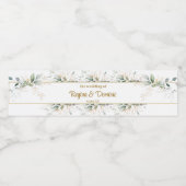 Etiket groene goudfolie (Enkel label)