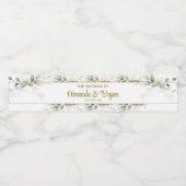 Etiket groene goudfolie (Enkel label)