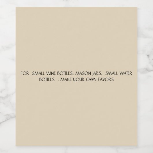 etiket grote wijnfles (Enkel label)