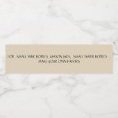 etiket grote wijnfles (Enkel label)