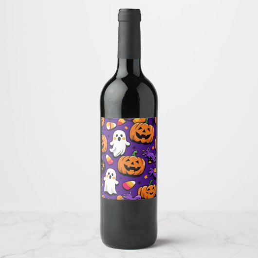 Etiket Halloween (Voorkant)