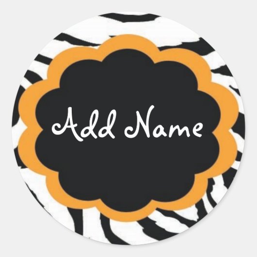 Etiket Halloween Treat Bag (Voorkant)