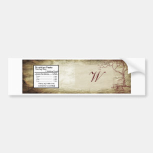 Etiket herfst Brondenband Water Fles Etiket Bumpersticker