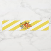 ETIKET herfst, pompoen, herfst (Enkel label)