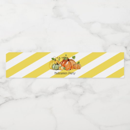 ETIKET herfst, pompoen, herfst (Enkel label)