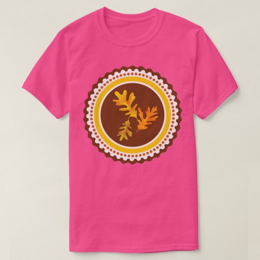 Etiket herfst t-shirt (Design voorkant)