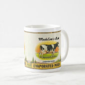  etiket holstein koe verdampte melk koffiemok (Voorkant rechts)