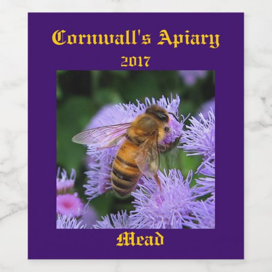 Etiket hondenhondenvlees (Enkel label)