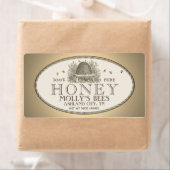 Etiket honing  schuine streep (horizontaal) (Insitu)