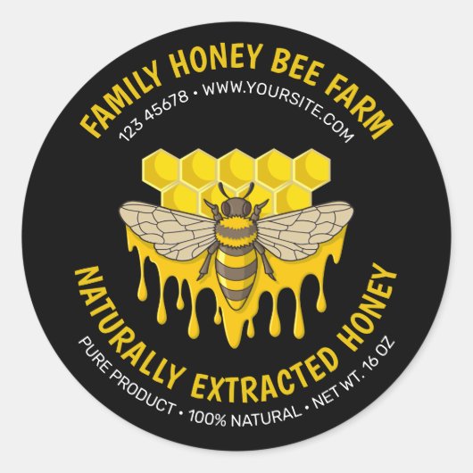 Etiket honingbijenkast (Voorkant)