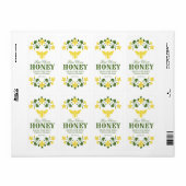Etiket honingbijenkop (Full Sheet)