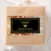 Etiket honinghoningraat met mousserende honingraat (Insitu)