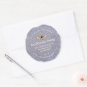Etiket honingpot Imkerij honingbijen (Envelop)