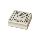 Etiket Honingraat Rubberstempel (Stempel)