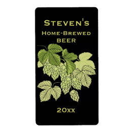 Etiket hop voor thuisgebruik