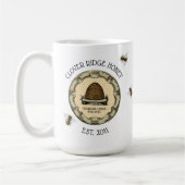 Etiket imker Boerderij honingbijen Koffiemok (Links)