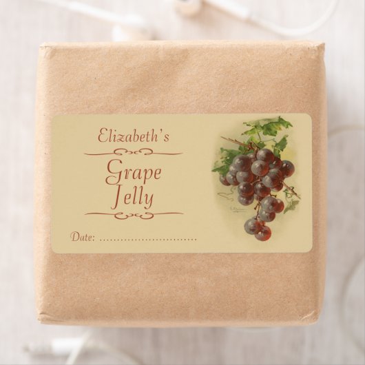 Etiket Inblikken druiven (Insitu)