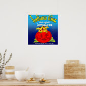 Etiket Indiana King tomaten Poster (Keuken)