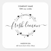 Etiket kaartenlabel (Voorkant)