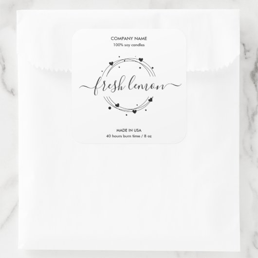 Etiket kaartenlabel (Tas)