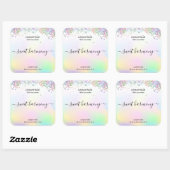 Etiket kaartenlabel holografen (Vel)