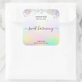 Etiket kaartenlabel holografen (Tas)