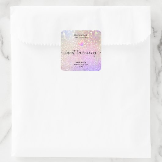 Etiket kaartenlabel Iridescent jar label (Tas)