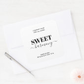 Etiket kaartenlabel Modern minimalist (Envelop)