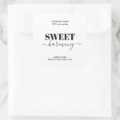Etiket kaartenlabel Modern minimalist (Tas)