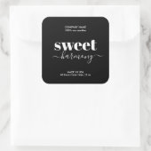 Etiket kaartenlabel Modern minimalist (Tas)