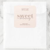 Etiket kaartenlabel Modern minimalist (Tas)