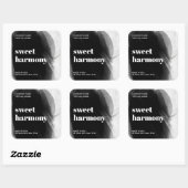 Etiket kaartenlabel Modern minimalist (Vel)