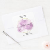 Etiket kaartenlabel paarse jar (Envelop)