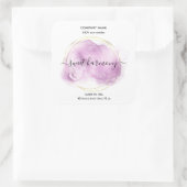 Etiket kaartenlabel paarse jar (Tas)