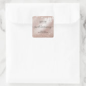 Etiket kaartje Etiket roos gouden doos (Tas)