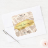 Etiket kaartje Etiket zijde zijde goudzijde Etiket (Envelop)