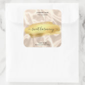 Etiket kaartje Etiket zijde zijde goudzijde Etiket (Tas)