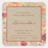 Etiket kaartje voor houtskool (Voorkant)