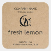 Etiket kaartje voor kaartenlabel (Voorkant)