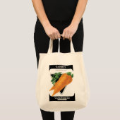 Etiket kartelzaad tote bag (Voorkant (product))