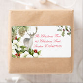 Etiket kerst hert (Insitu)