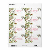 Etiket kerst hert (Full Sheet)