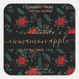 Etiket kerstflesje Kandle