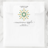 Etiket kerstsnowflake Kandle (Tas)