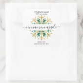 Etiket kerstsnowflake Kandle (Tas)