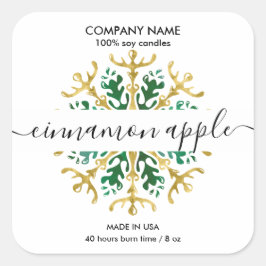 Etiket kerstsnowflake Kandle