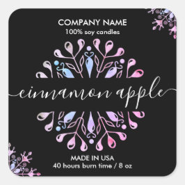 Etiket kerstsnowflake Kandle