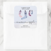 Etiket kerstsockets kaartje (Tas)