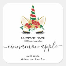 Etiket kerstunicorn Kandle