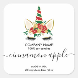 Etiket kerstunicorn Kandle